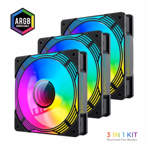 Gamemax Case Fan KF300R BK Black