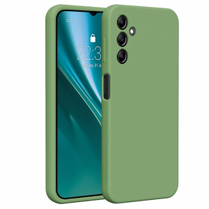 Etteri silikona viedtālruņa apvalks Samsung Galaxy A14 - gaiši zaļš