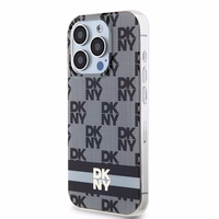 DKNY IML Čeko raksta mono raksti un drukāti svītrojumi MagSafe apvalks iPhone 13 Pro Max - melns (m)