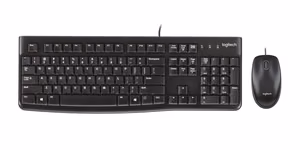 Комплект клавиатура+мышь MK120 чёрный 920-002562 LOGITECH