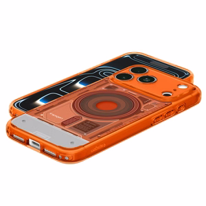 Spigen Ultra Hybrid MagSafe maciņš iPhone 18 Pro / 17 Pro, oranžs