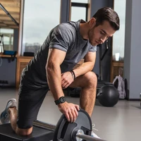 Tech-Protect Silikona līnijas siksna Garmin Fenix 5X / 5X Plus / 6X / 6X Pro / 7X / 8 (51 mm) - sarkans