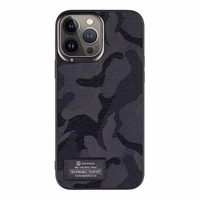 Tactical Camo Troop Maciņš for Apple iPhone 13 Pro Max Melns