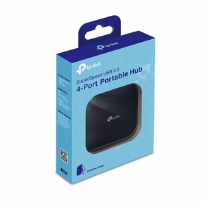 TP-Link UH400 USB 3.2 Gen 1 (3.1 Gen 1) Type-A 5000 Mbit/s melns