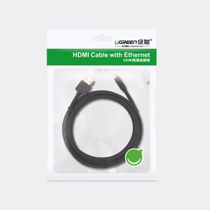 Ugreen HD127 micro HDMI - HDMI 2.0 4K 60Hz kabelis 1m - melns