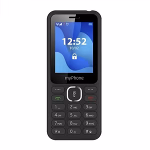 myPhone 6320 – pogu tālrunis, melns, 2.4 collu TFT, 32 MB, Dual SIM, 0.3 MP kamera, 1000 mAh
