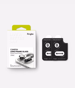 Ringke Camera Frame Protector kameras rāmja aizsargs, 2 gab. komplekts, Nothing Phone 4A Pro, melns