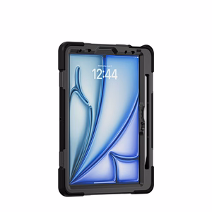 Izturīgs aizsargvāciņš Crong Defender Plus iPad Air 11″ (M2/M3/M4, 2024–2026), iPad Air 10,9″ (4./5. paaudze) un iPad Pro 11″ (2021/2022), melns