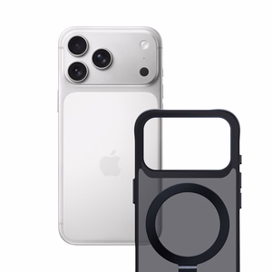 3mk Smoke magnētiskais viedtālruņa apvalks ar statīvu iPhone 17 Pro - melns