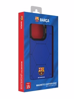 FC Barcelona case iPhone 15 Pro Magnētiskais maciņš MagSafe OCFCBMCIP15PSE SE