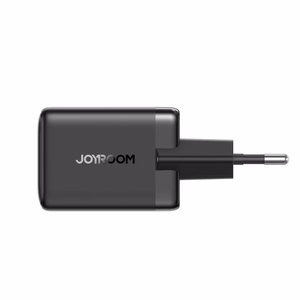 Joyroom JR-TG8 GaN 45W USB-C + USB-A sienas lādētājs – krāsa: melna