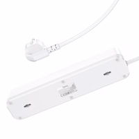 Pagarināšanas lenta Hoco 1,8 m 4 kontaktligzdas + 2 x USB A + USB C QC3.0 PD 3A 20W NS1 balta