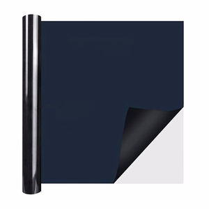 HTVRONT Pure termopārneses plēve, 12.0 in. × 5.9 ft., melna