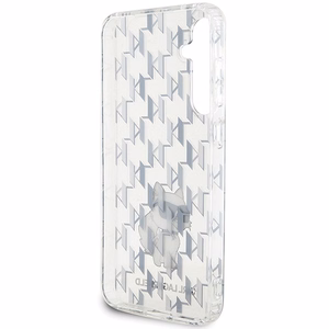 Karl Lagerfeld KLHCS23FEHNCMKLT S23 FE S711 caurspīdīgs cietais apvalks monogramma Choupette