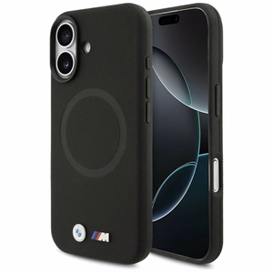 BMW M FW Metal Logo MagSafe futrālis iPhone 17 - melns