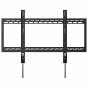 Manhattan Wall Mount for TV & Monitors (Fixed), For screens 60" to 100", VESA compatability: all between 200x200mm and 900x600mm - check the dimensions of the four mounting holes on back of screen to ensure it fits, Max 50kg, Black, Bracket