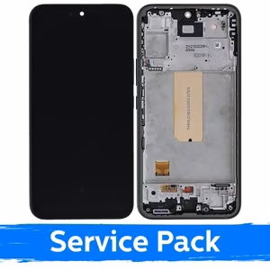 LCD Display Compatible With Samsung A546 A54 5G With Frame / Graphite / (Service Pack)