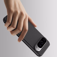 Nillkin Super Frosted Shield Pro Magnētiskais viedtālruņa apvalks Google Pixel 9 - melns