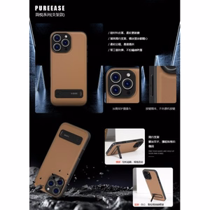 Maciņš X-Level "Pure Ease Stand" Samsung S938 S25 Ultra zeltains