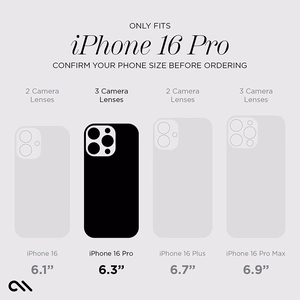 Case-Mate Karat MagSafe vāciņš ar perlamutra ielaidumiem ierīcei iPhone 16 Pro, A Touch of Pearl