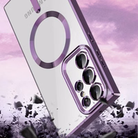 Wozinsky elektroapzeltīts MagSafe viedtālruņa apvalks Samsung Galaxy S24 FE - rozā