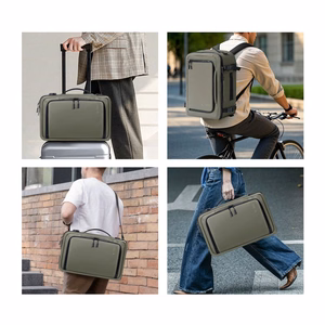 Tech-Protect Defender S50 mugursoma Ryanair un Wizzar, 20L klēpjdatoram - olīvzaļa