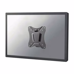 Neomounts NM-W25BLACK – sienas stiprinājums 10–30 collu monitoriem vai televizoriem, līdz 25 kg, melns