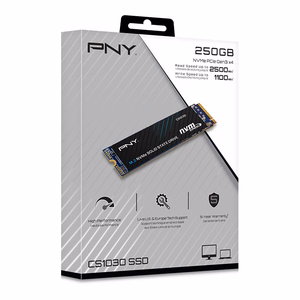 PNY CS1030 M.2 NVMe 250 ГБ PCI Express 3.0