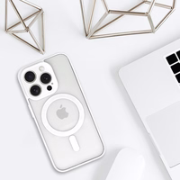 Akrila krāsains Magsafe apvalks Samsung Galaxy S25 Edge sarkans