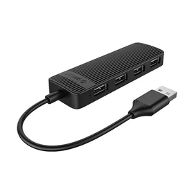 Orico FL02 USB-A Hub dokstacija 4x USB-A 2.0 - melna