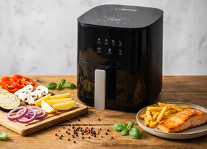Esperanza EKA002 – karstā gaisa friteris, 3,5 l, 1350 W, melna