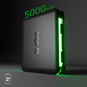 Внешний аккумулятор SBS NanoTube 5000 mAh High-Density - чёрный