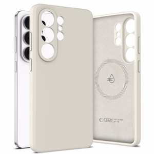 Tech-Protect Silikona MagSafe Maciņš for Samsung Galaxy S26 Ultra - bēšs