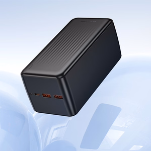 Borofone Portatīvais lādētājs BJ80C Clever - 2xUSB + Type C - QC 3.0 22,5W PD 20W melns