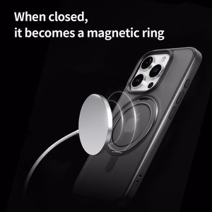 Rock Rotating Stand Soft Touch Series Magnētiskais Iphone 16 Pro Max zelta