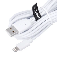 Maxlife kabelis USB - Lightning 3,0 m 2A balts