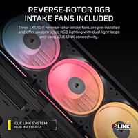 Corsair 4500X LX-R RGB Tempered Glass Mid-Tower, melns Midi Tower