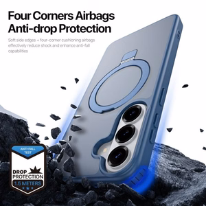 Korpuss Dux Ducis Yind Magnetic Stand Samsung S942 S26 tumši zils