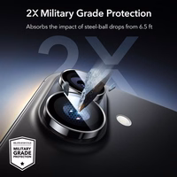 ESR Armorite kameras vāciņš iPhone 16 / 16 Plus / 17 - melns