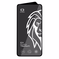 Aizsargstikls Tel Protect 10X Privacy Titanium priekš Samsung Galaxy S25/S24 (ar pirkstu nospieduma atbloķēšanu)