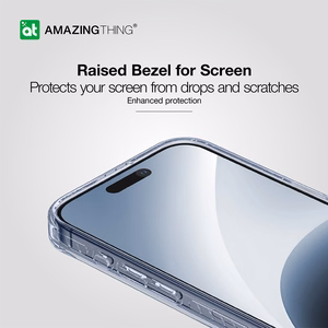 Amazing Thing Titan Pro turētāja apvalks 10FT IP156.7PTHBU Iphone 15 Pro Max tumši zila ar statīvu