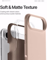 Korpuss Mercury Pure Magsafe Silicon Apple iPhone Air rozā smilšu korpuss