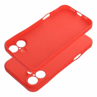 Mīksts viedtālruņa apvalks IPHONE 16 Plus - sarkans