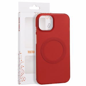 Tecto Shield Mistiq Mag vāciņš iPhone 13 / 14 6,1", sarkans
