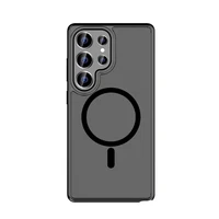 Rock Guard Touch Matte Series Magnētiskais viedtālruņa apvalks Samsung Galaxy S25 Ultra pelēks