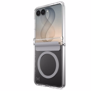 Speck Presidio Perfect-Clear Magnet – MagSafe vāciņš Samsung Galaxy Z Flip 8 (caurspīdīgs)