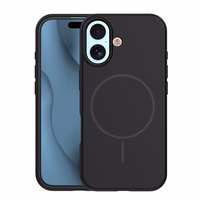 Silikona Thin Mag maciņš for iPhone 17 6,3" melns