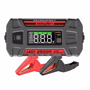 Lokithor J401 auto starta ierīce / būsteris 2500A + portatīvais lādētājs 20000mAh + lukturītis, 4-in-1 ierīce