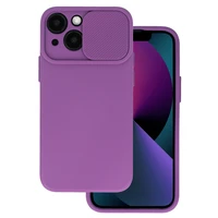 Viedtālruņa apvalks Camshield Soft iPhone 14 Pro Max gaiši violets