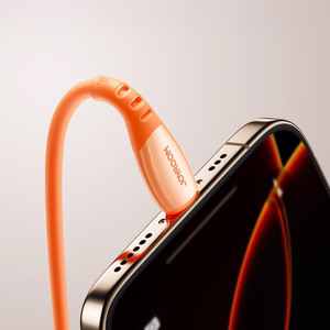 Joyroom S-A59 Vibrant Series 30W USB-C - Lightning kabelis 1.2m - oranžs